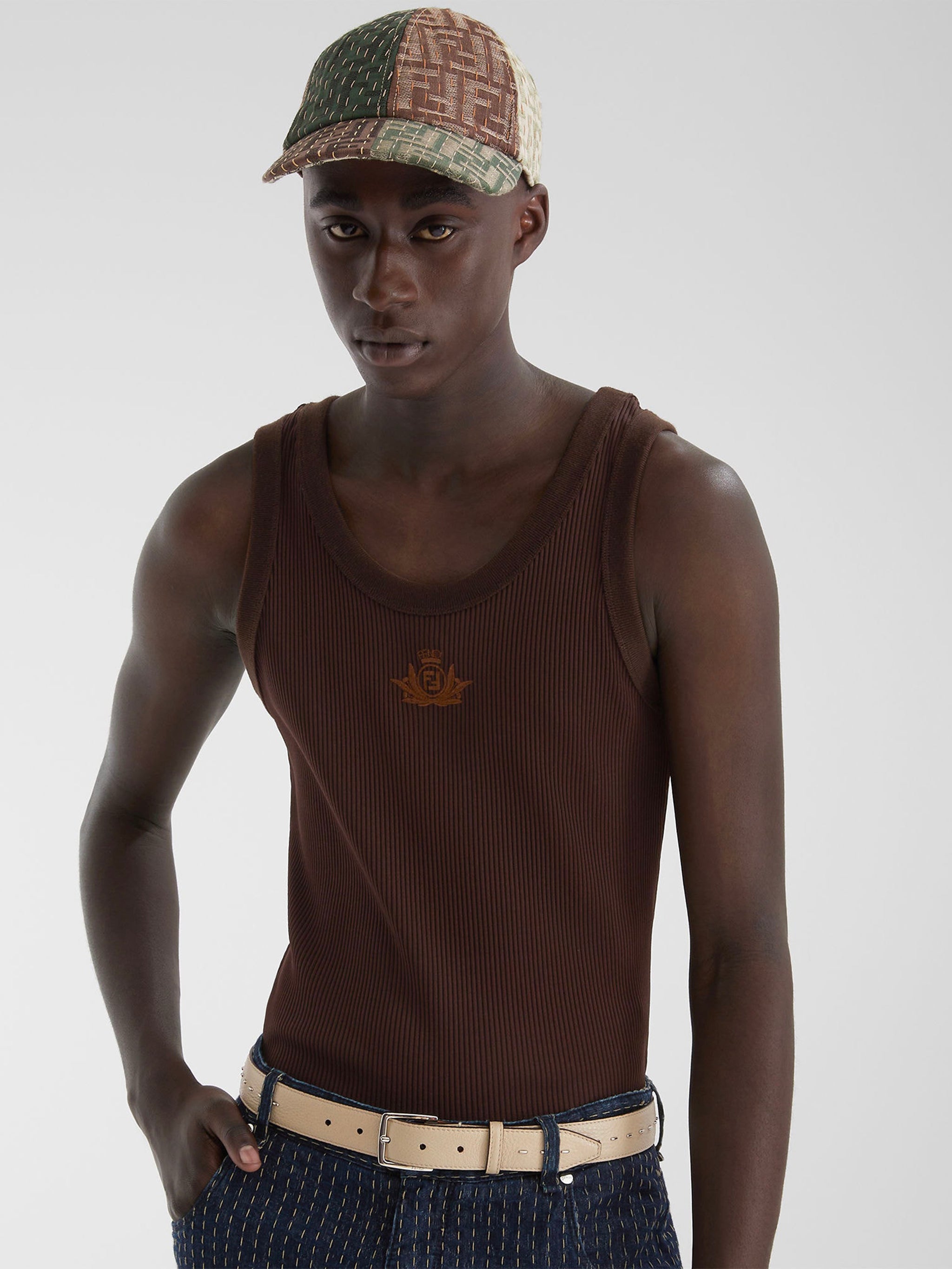 FENDI FF Baseball Cap with Adjustable Fastening