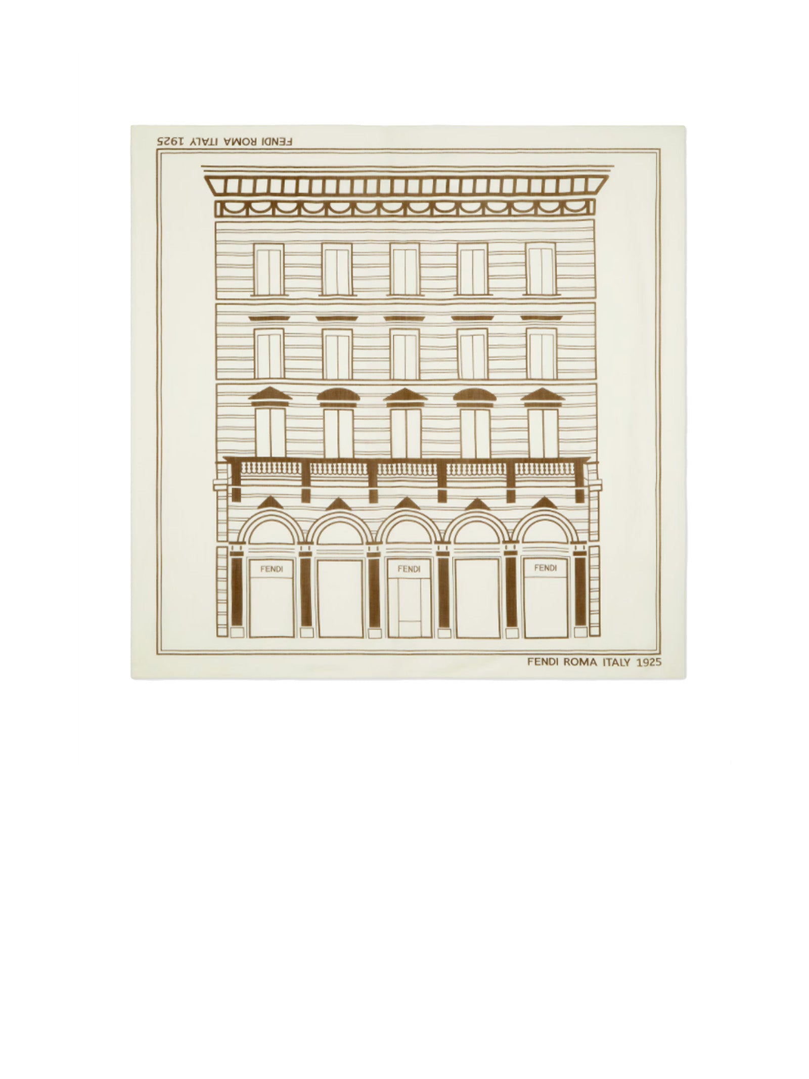 FENDI Silk Blend Men's Scarf