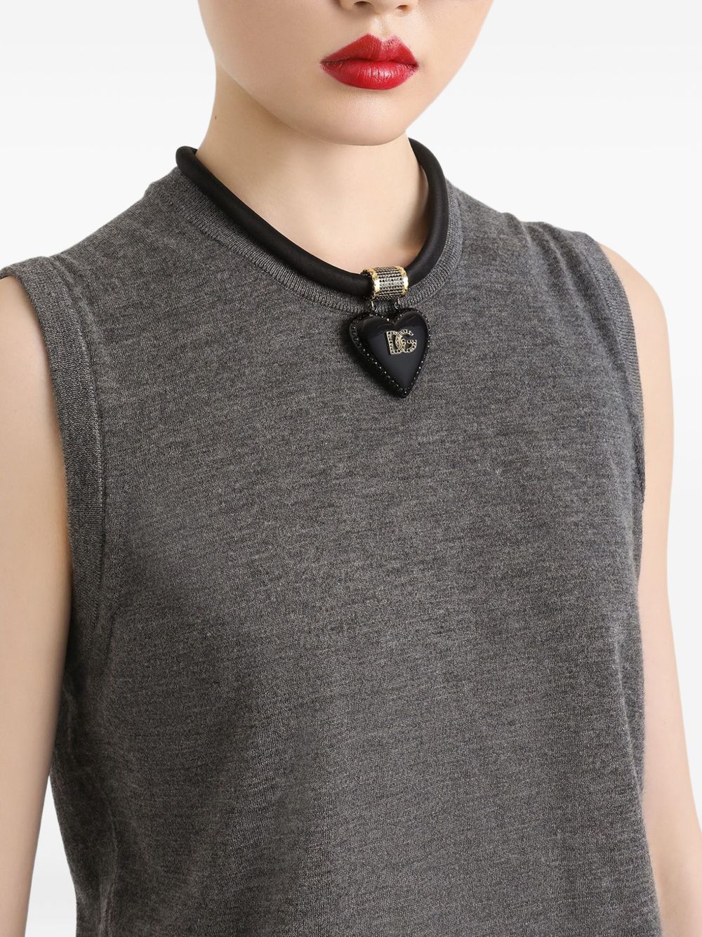 DOLCE & GABBANA Textured Sleeveless Top