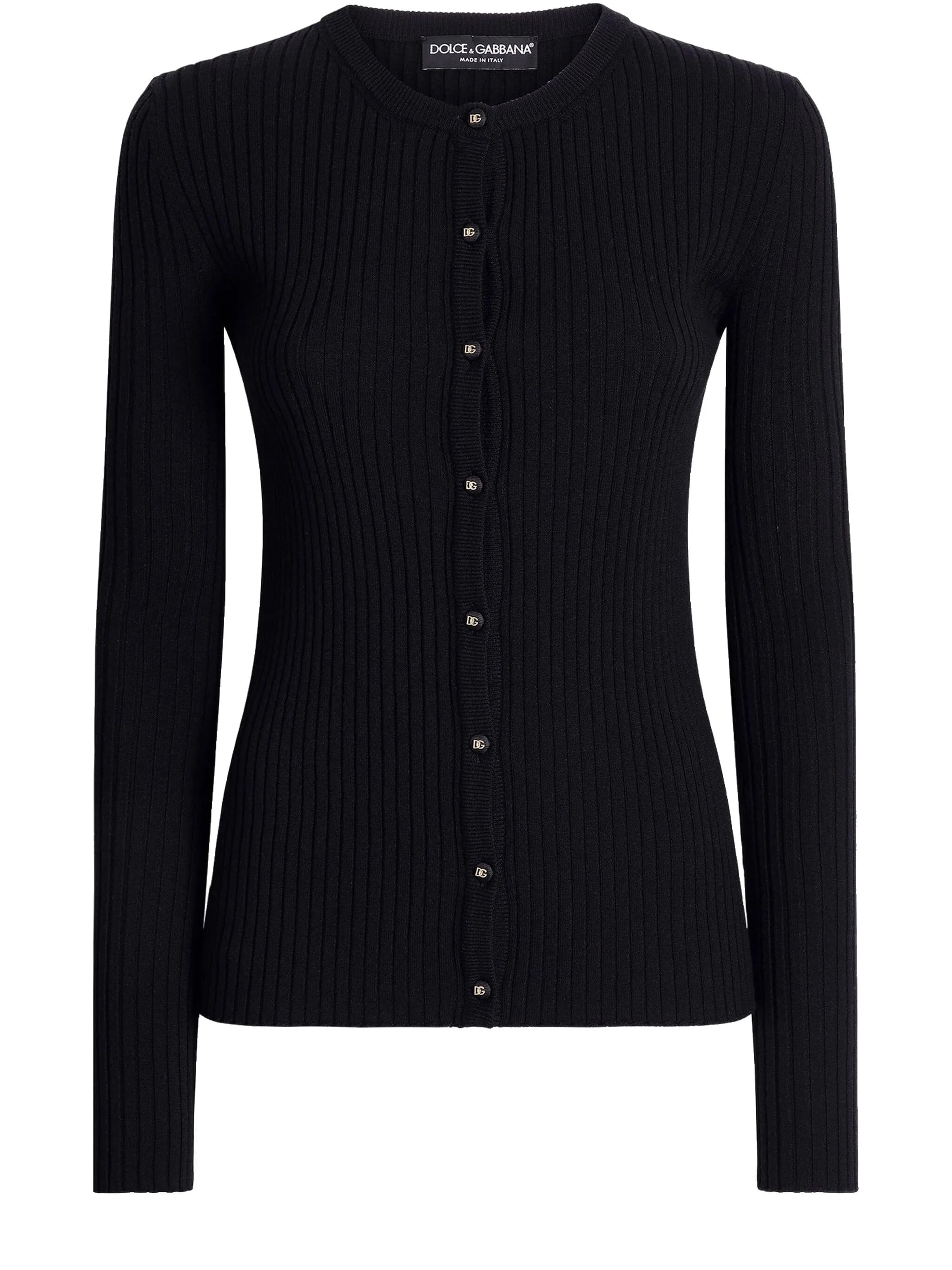 DOLCE & GABBANA Ribbed Knit Cardigan - Women’s