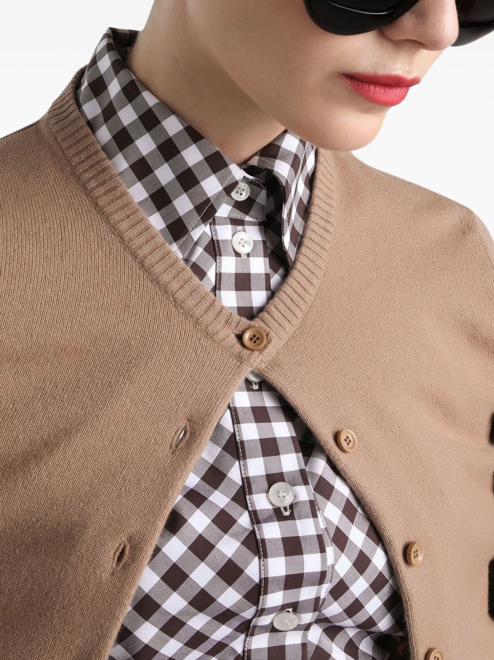 DOLCE & GABBANA Button-Front Cashmere Cardigan for Women