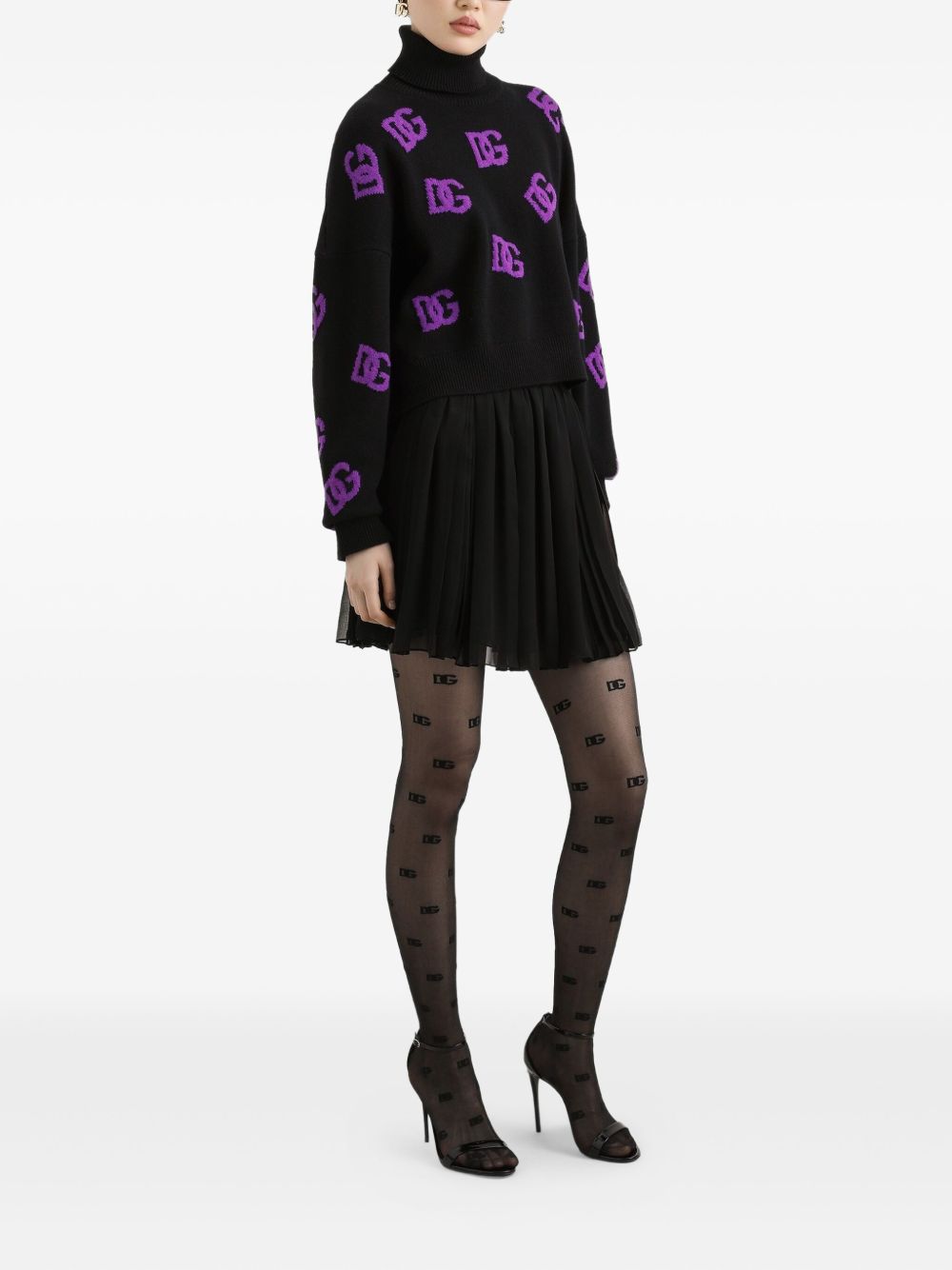 DOLCE & GABBANA Women's Wool Turtle-Neck Jumper