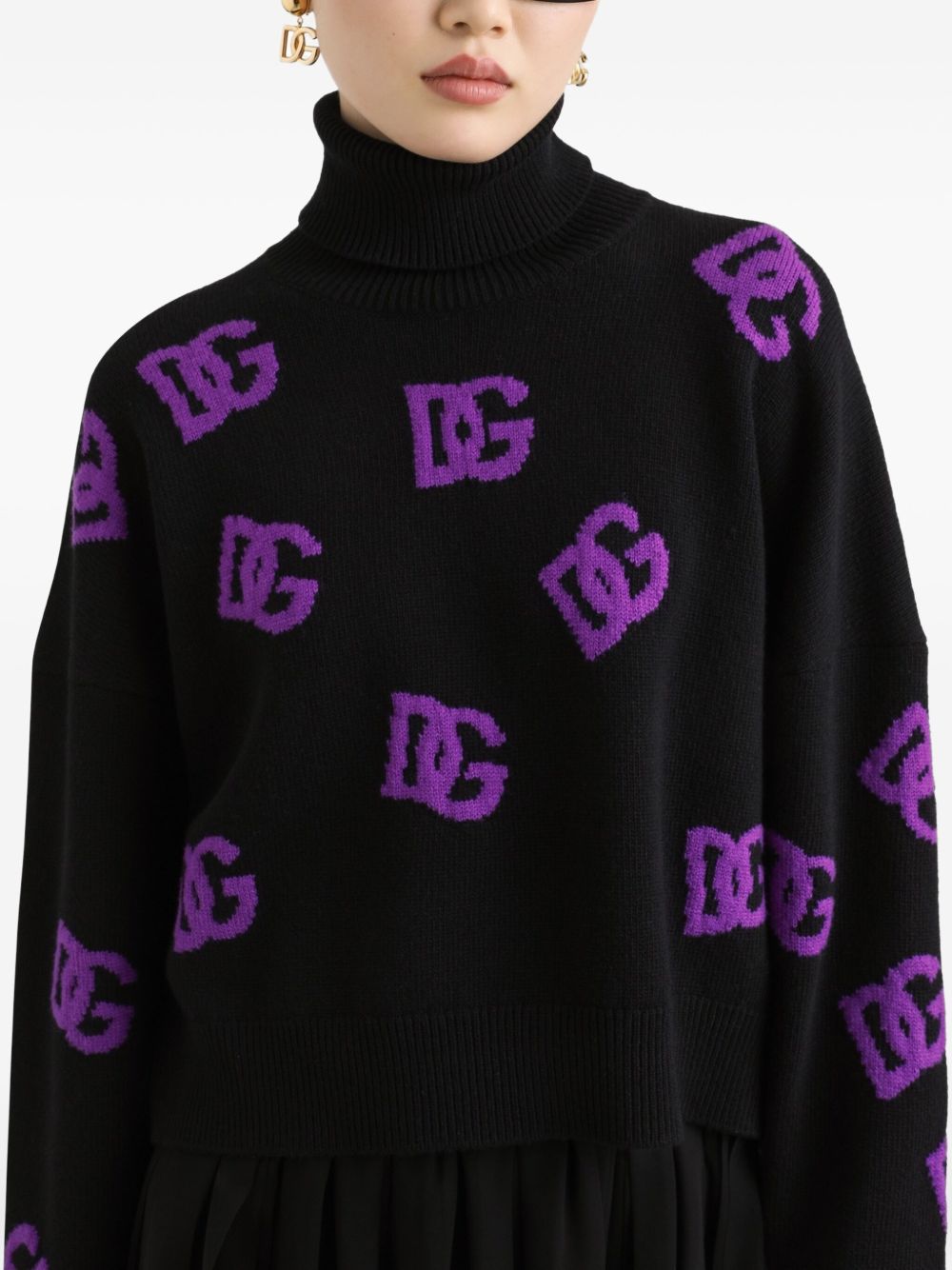 DOLCE & GABBANA Women's Wool Turtle-Neck Jumper