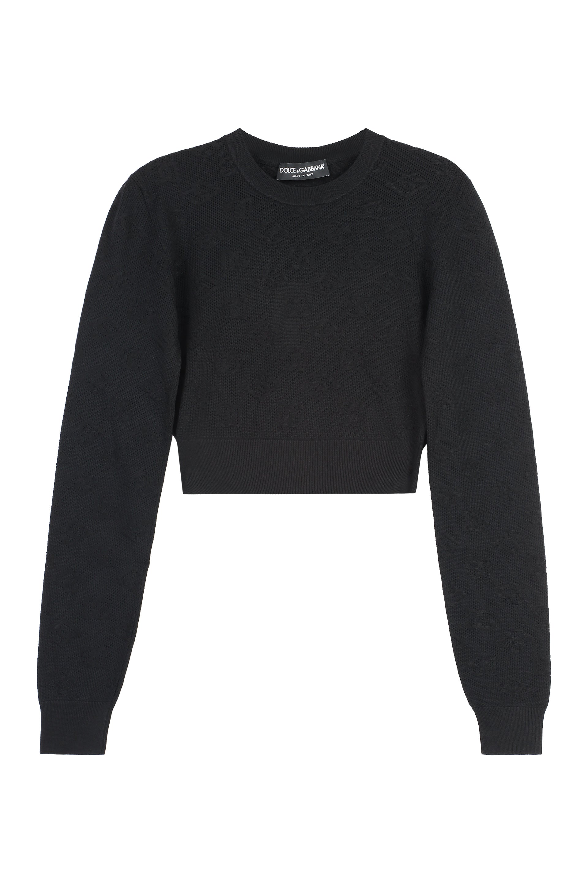 DOLCE & GABBANA Long Sleeve Crew-Neck Sweater for Women