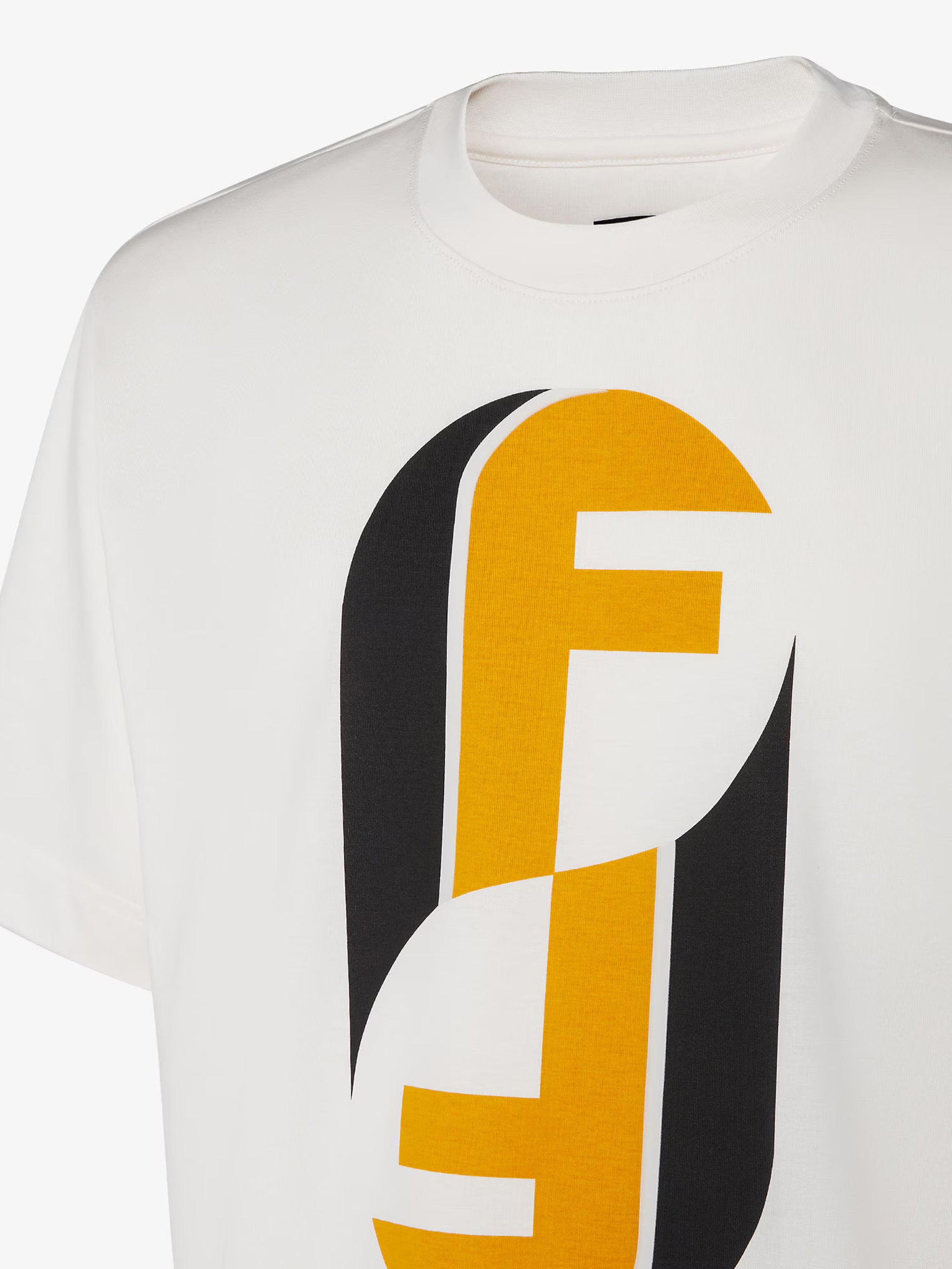 FENDI Men's Regular Fit T-Shirt with Monogram Print