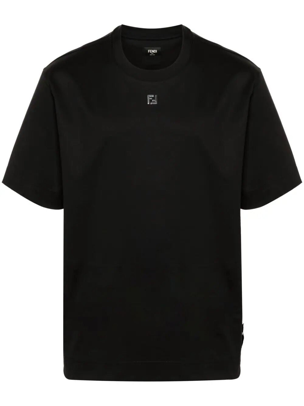 FENDI FF Plaque Cotton T-Shirt - Men’s Casual Fit