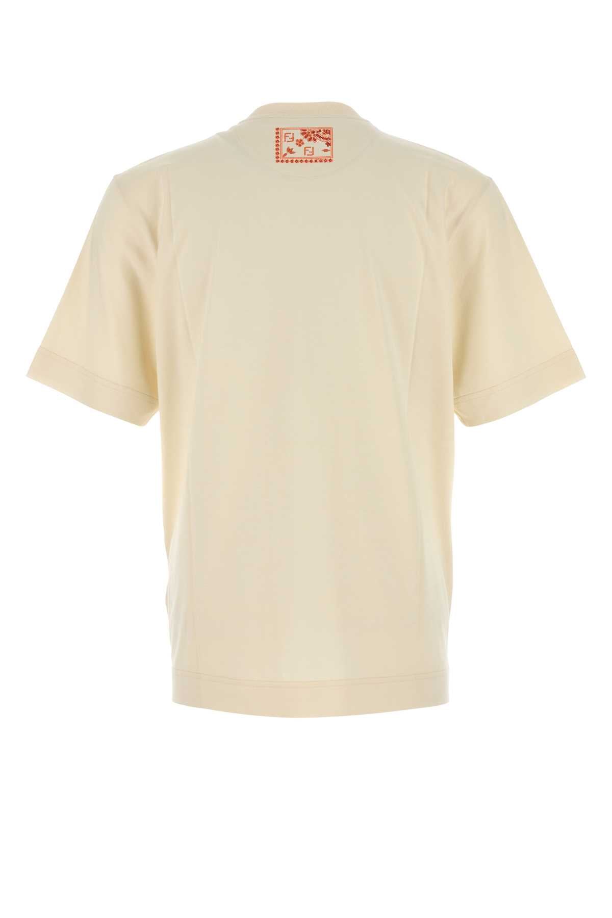 FENDI Cotton T-Shirt with Bandana Pocket - SS25