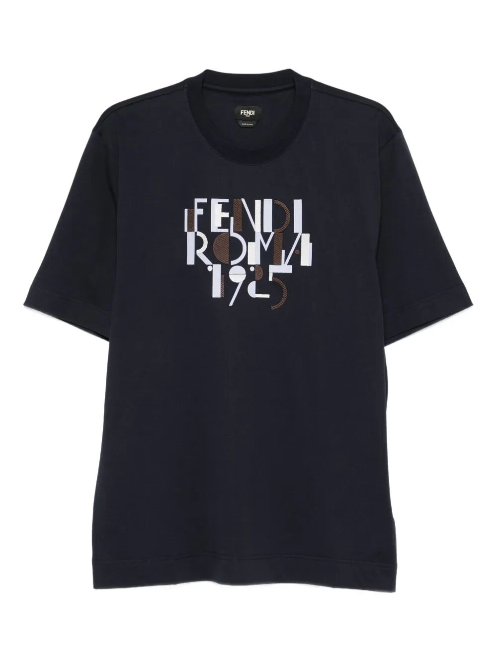 FENDI Classic Cotton T-Shirt for Men - FW25 Collection