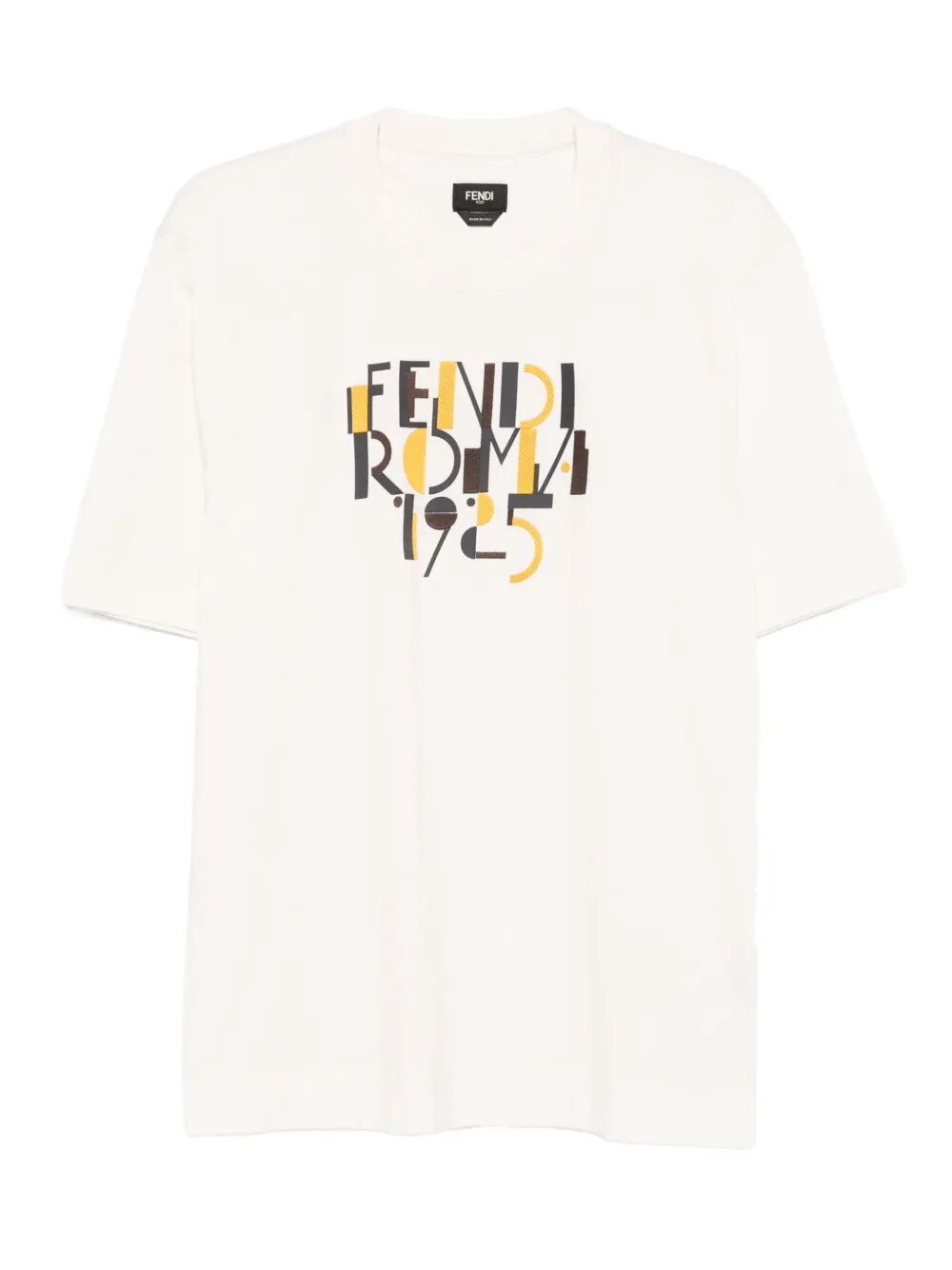 FENDI Cotton T-Shirt for Men - FW25 Collection