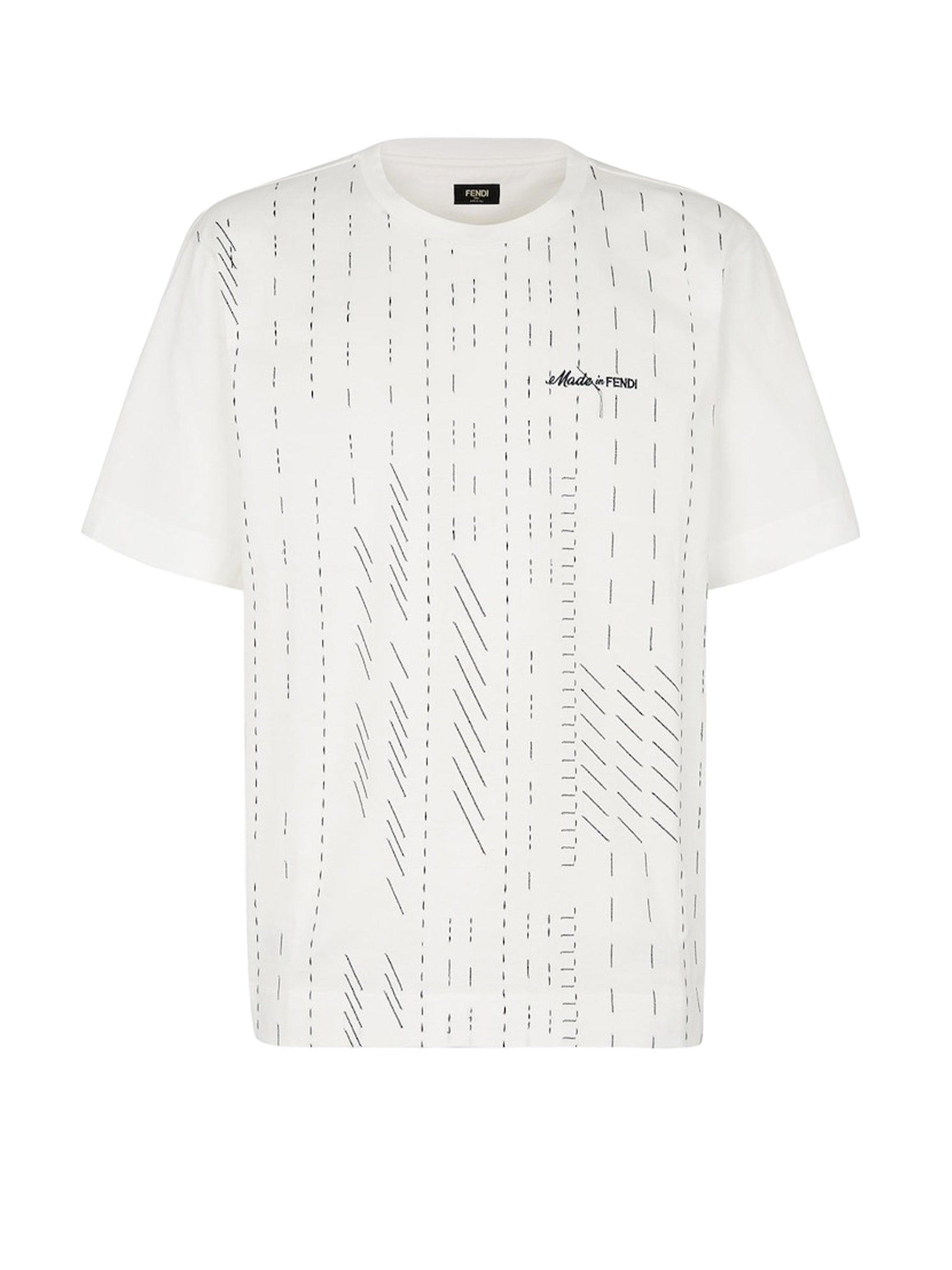 FENDI Men's Mini Cotton T-Shirts and Polos - SS24 Collection