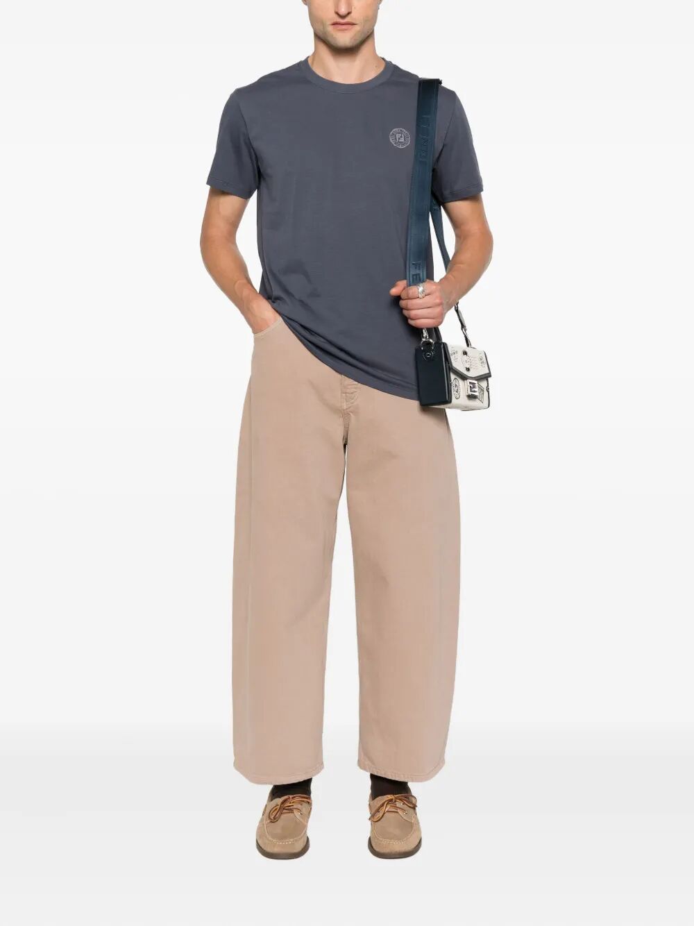 FENDI Slim-Fit Mini Cotton T-Shirt