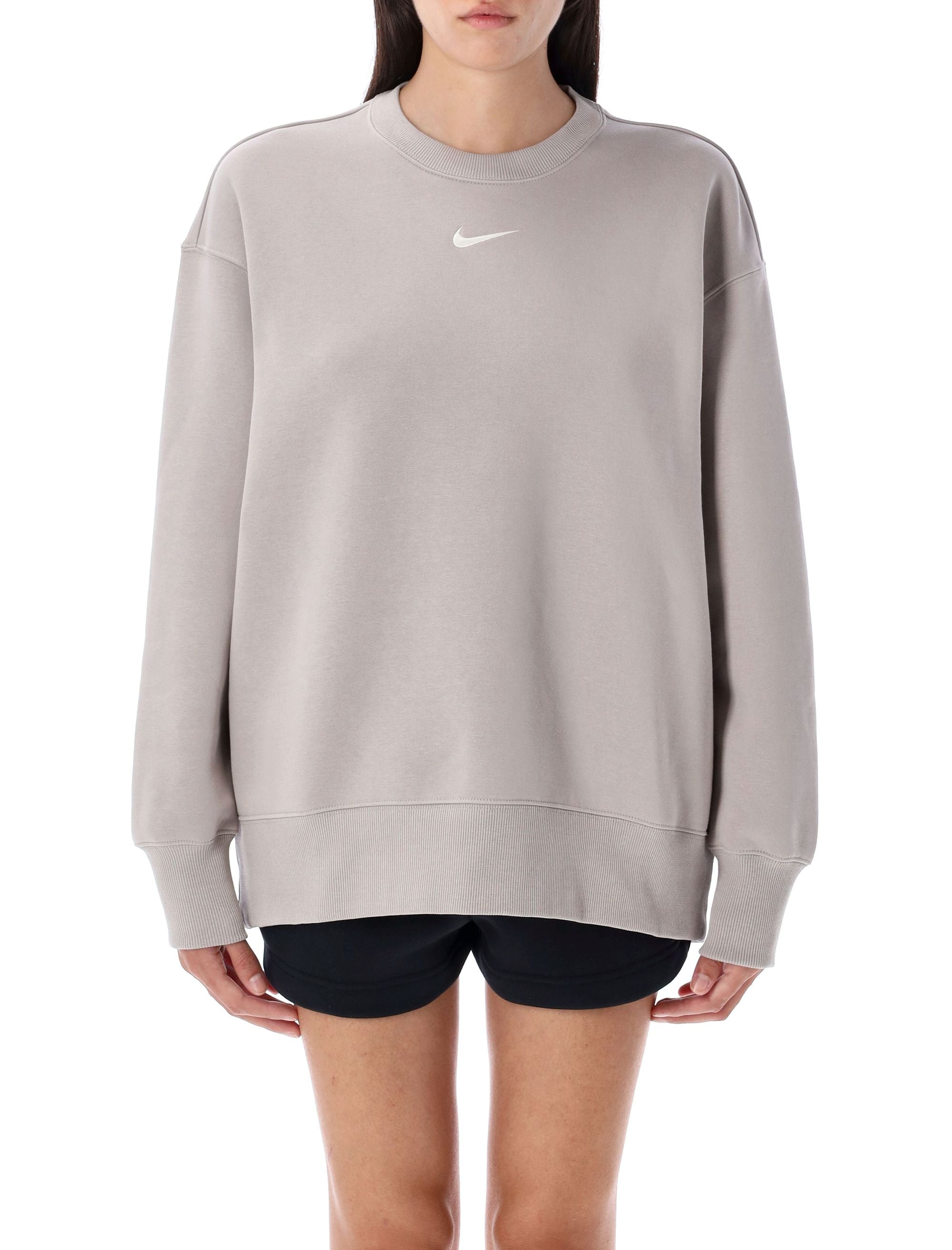 NIKE Oversized Crewneck Fleece for Women - Size S