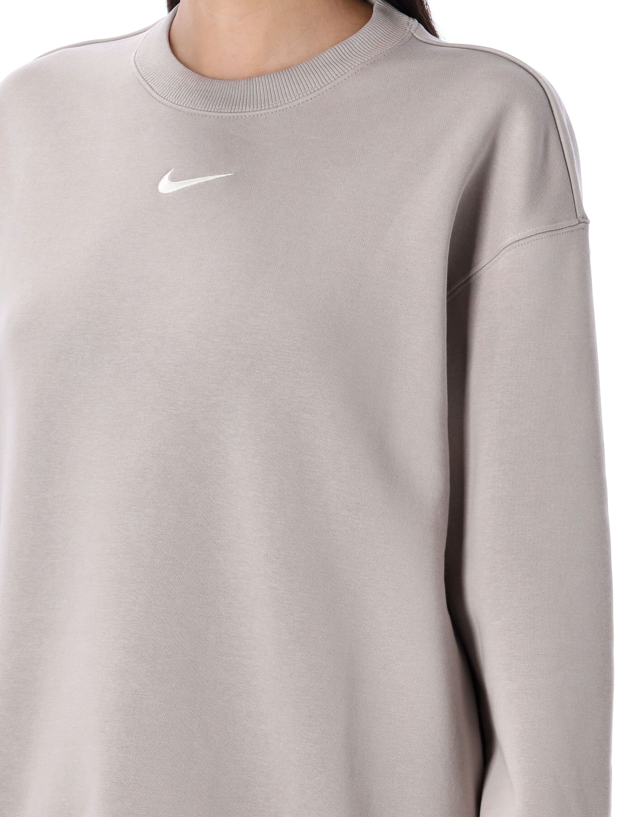 NIKE Oversized Crewneck Fleece for Women - Size S