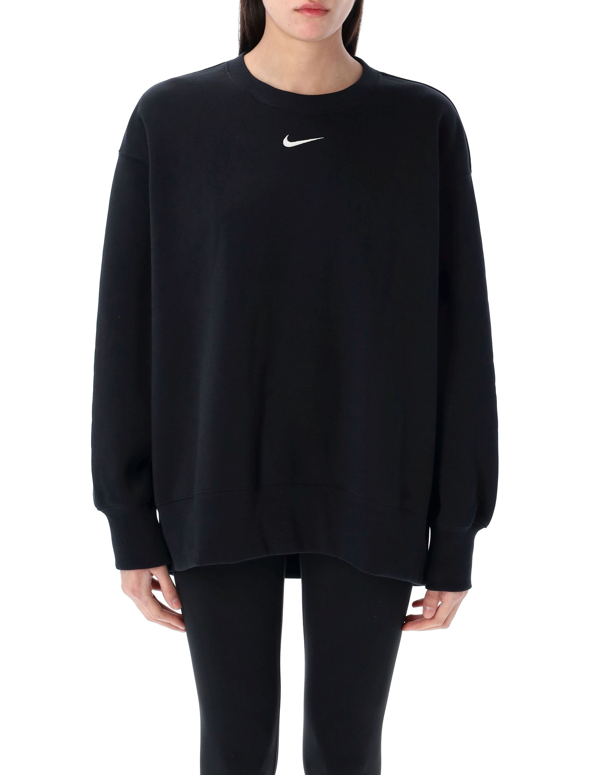 NIKE Oversized Crewneck Fleece Sweatshirt - Women's