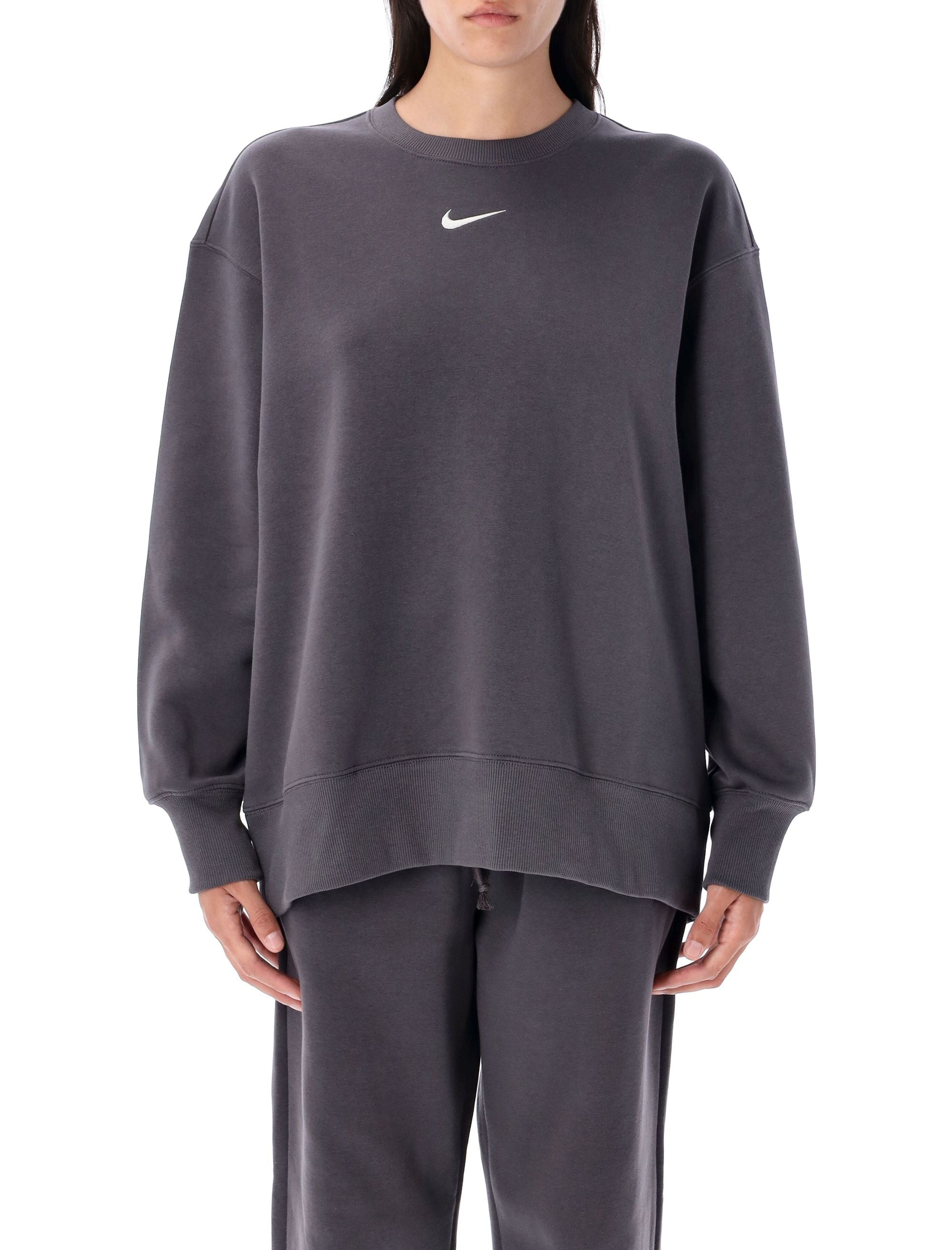 NIKE Oversized Crewneck Fleece Sweater