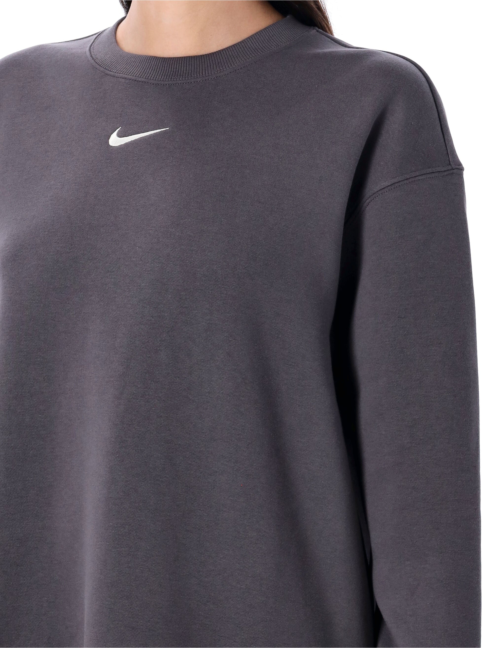 NIKE Oversized Crewneck Fleece Sweater