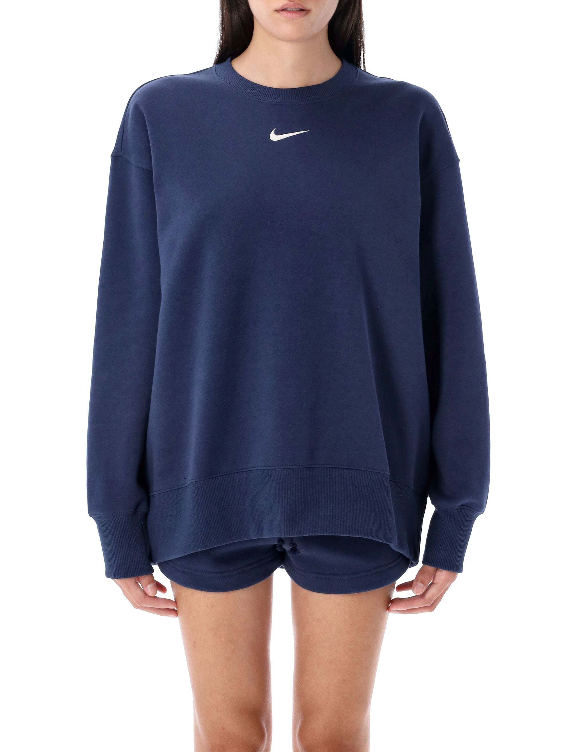NIKE Oversized Crewneck Fleece for Women - Size S