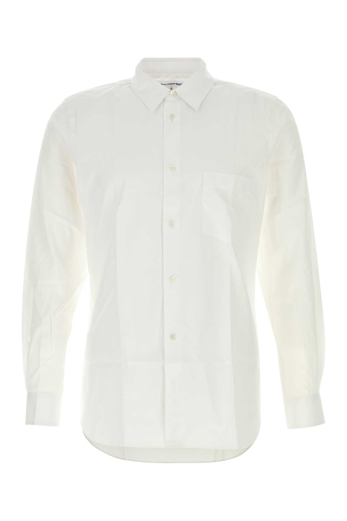 COMME DES GARÇONS SHIRT Classic Woven Poplin Shirt for Men - FW24 Collection