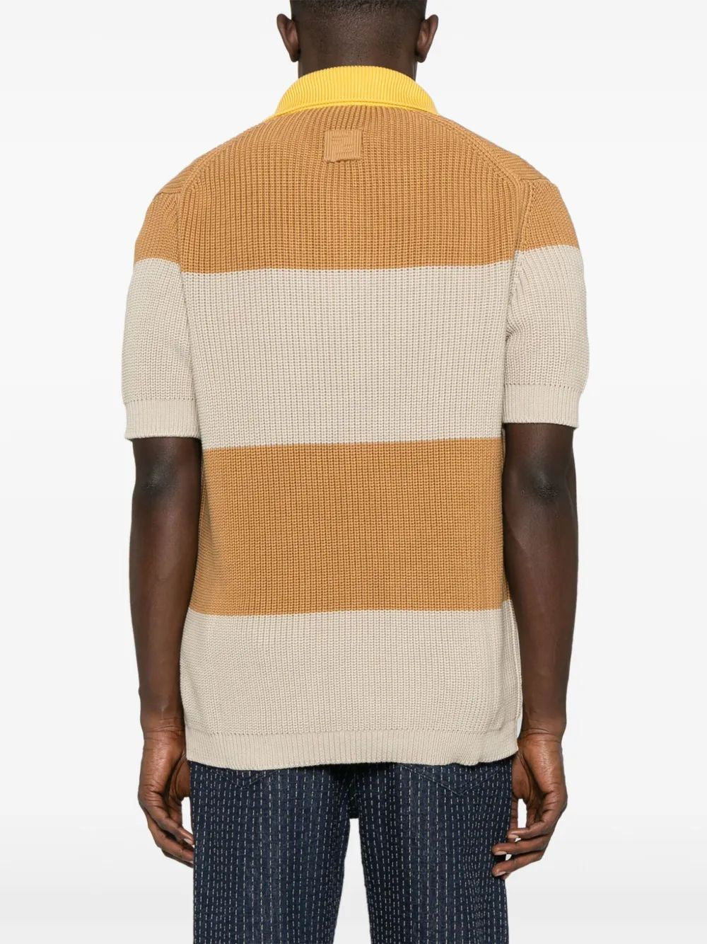 FENDI Striped Polo Shirt for Men