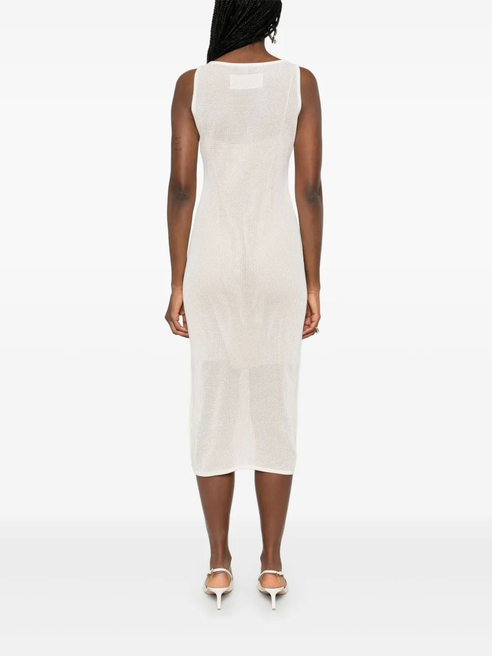 FENDI Mesh Knit Mini Dress for Women - SS25