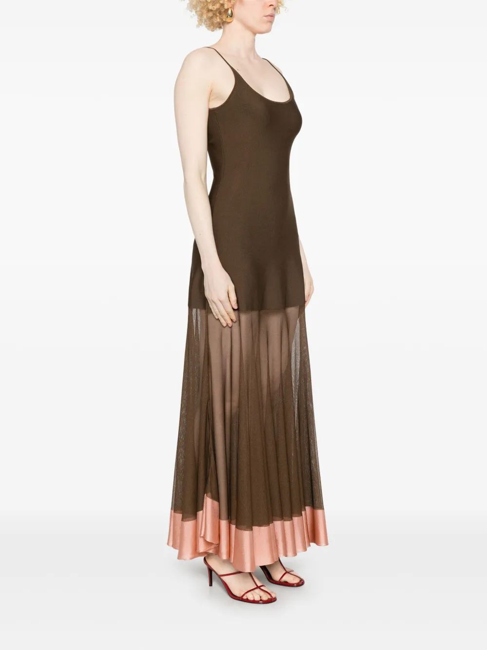 FENDI Knit Shear Dress