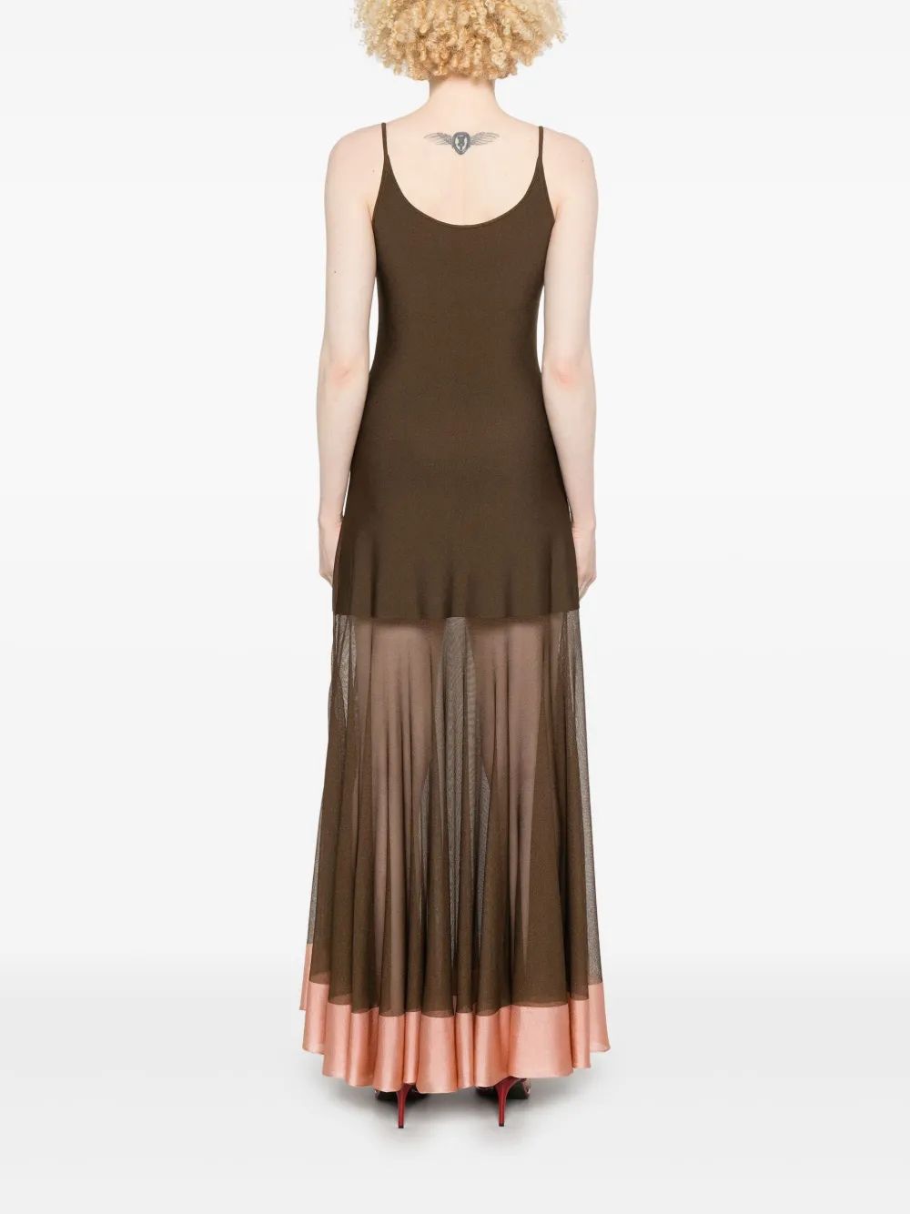 FENDI Knit Shear Dress