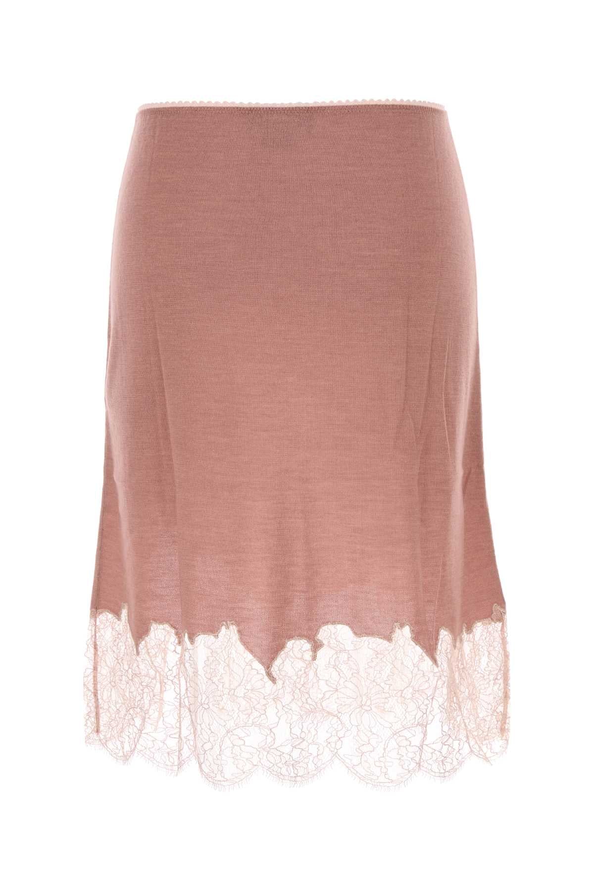 FENDI Cashmere Blend Mini Skirt