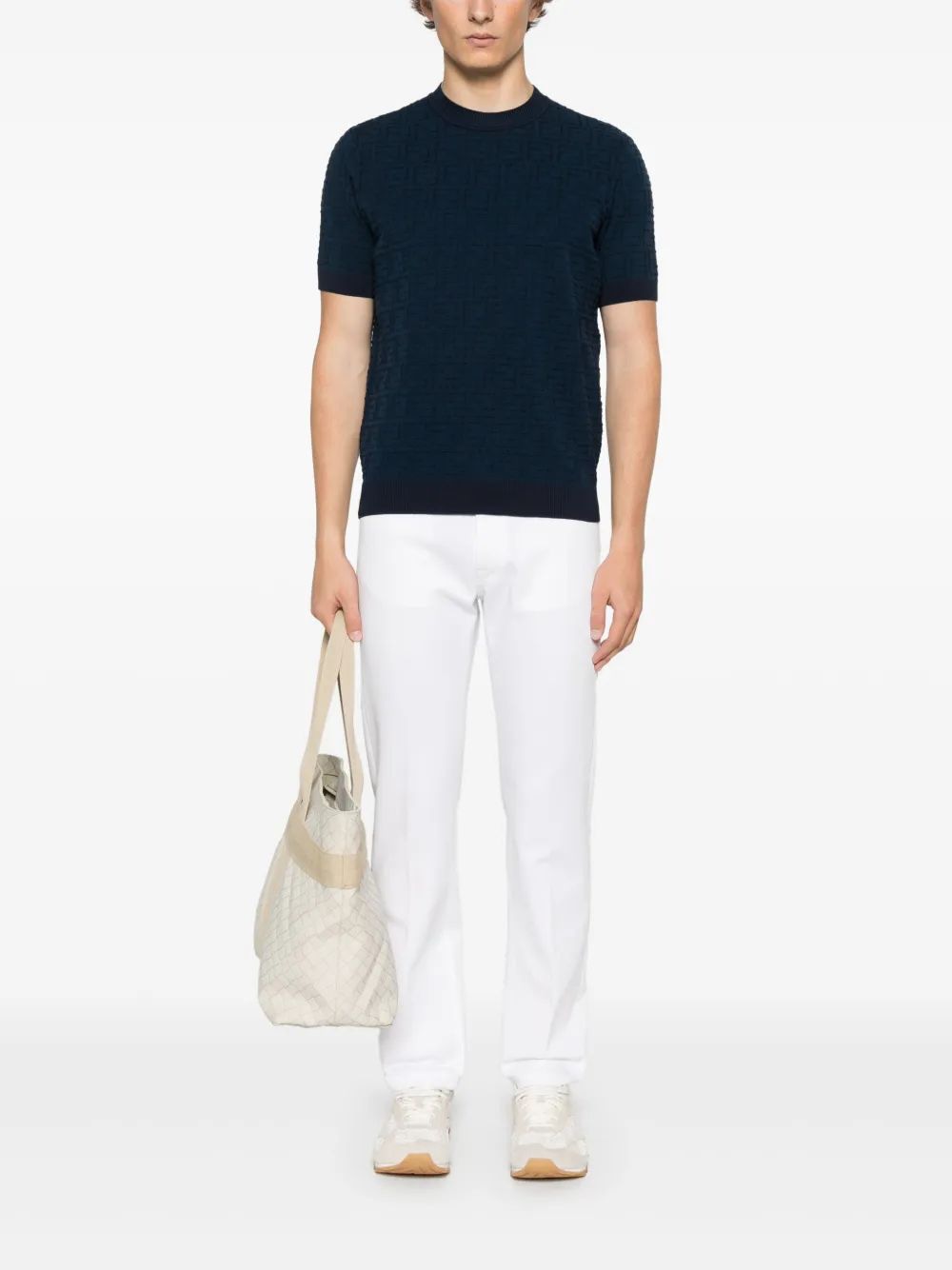 FENDI Cotton Sweater for Men - Classic Style