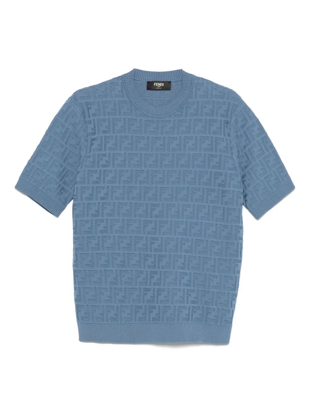 FENDI Logo Cotton T-Shirt for Men