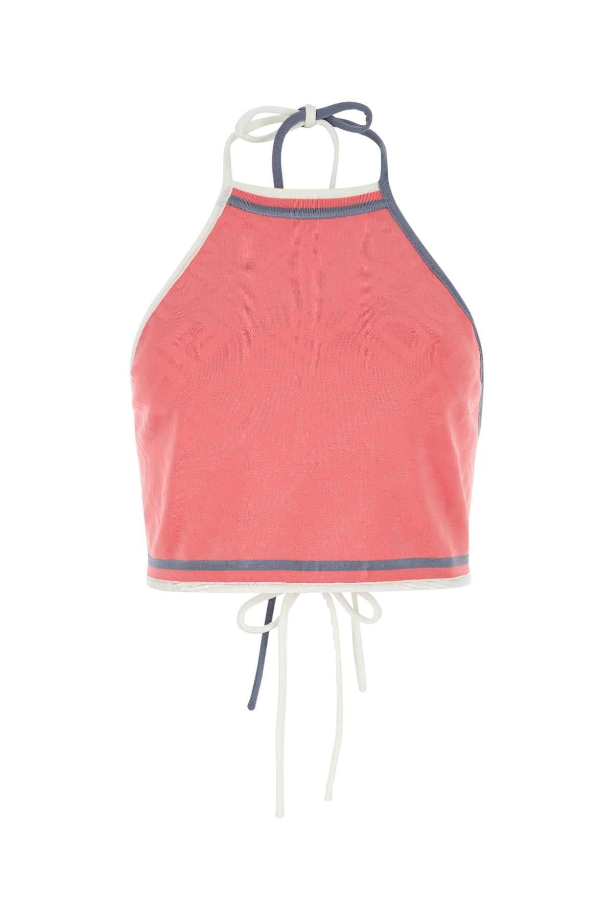 FENDI Viscose Blend Crop Top - Mini Fit