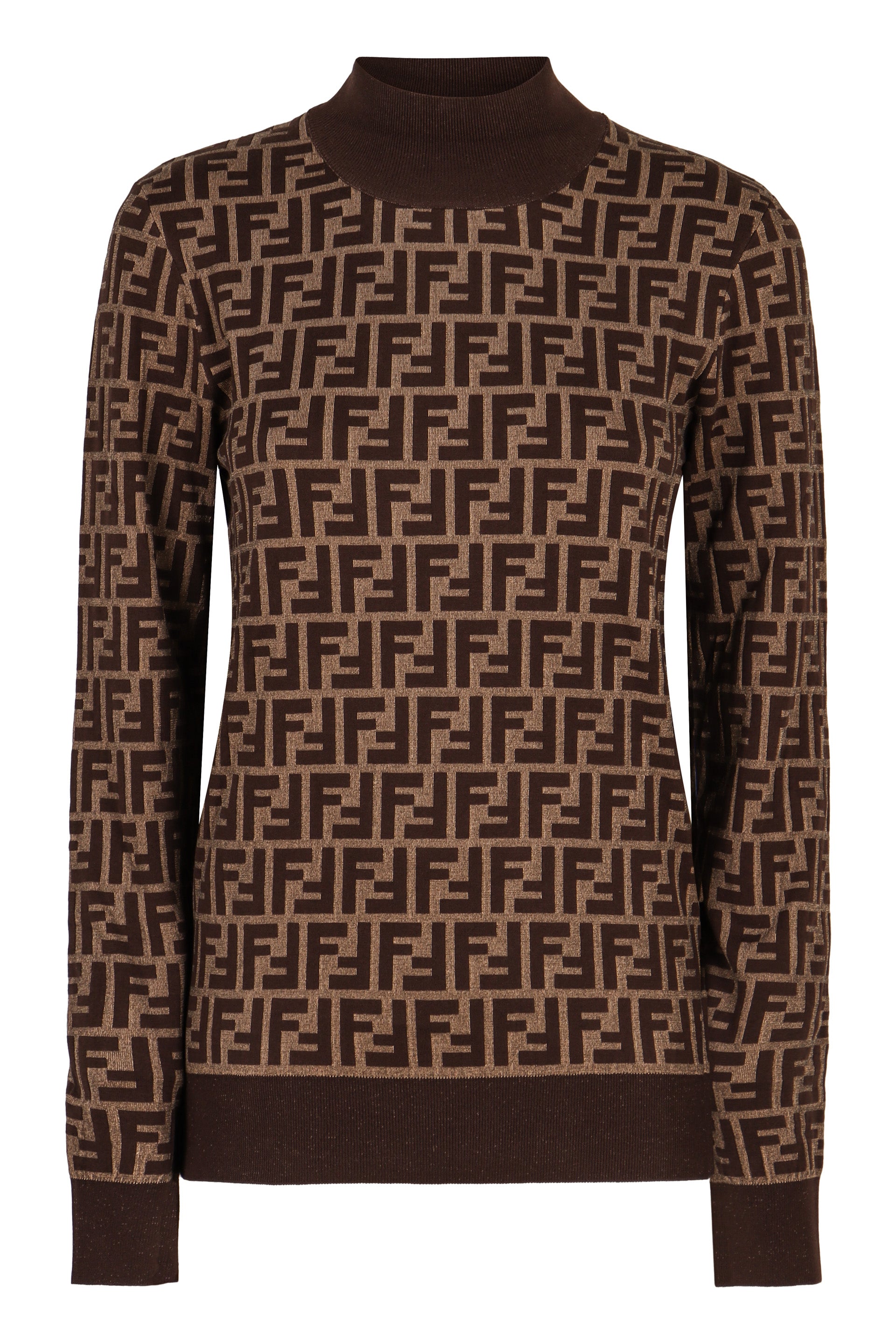 FENDI Embroidered Cotton Sweater for Women