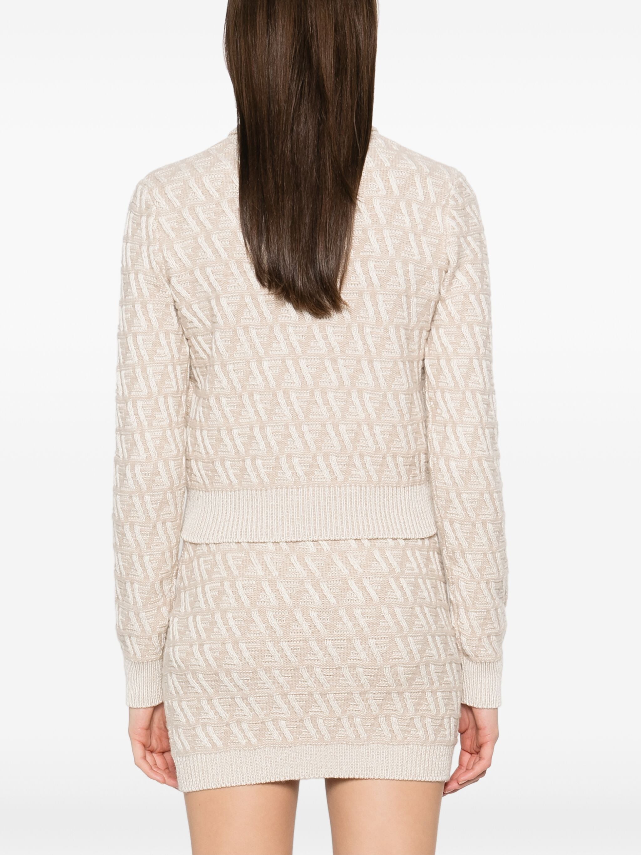 FENDI FF High-Turtleneck Jumper - Size 38