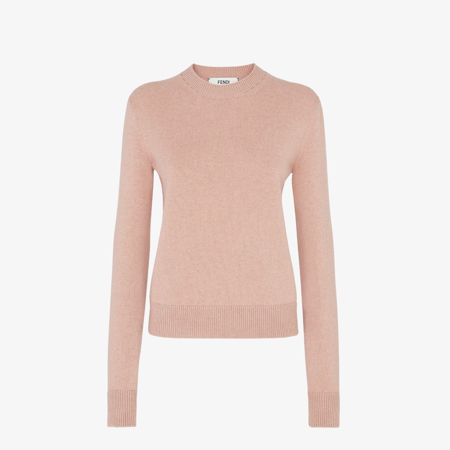 FENDI Crew Neck Logo Back Sweater for Women