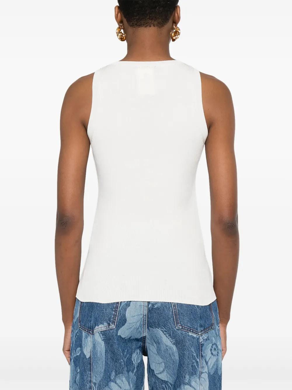 FENDI Ribbed Sleeveless Top