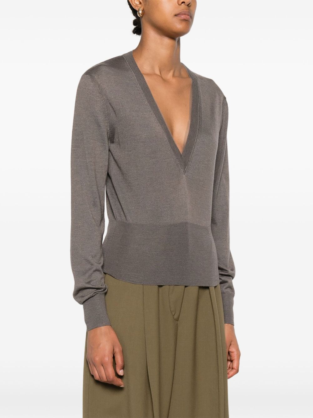 FENDI Cashmere V-Neck Sweater for Women