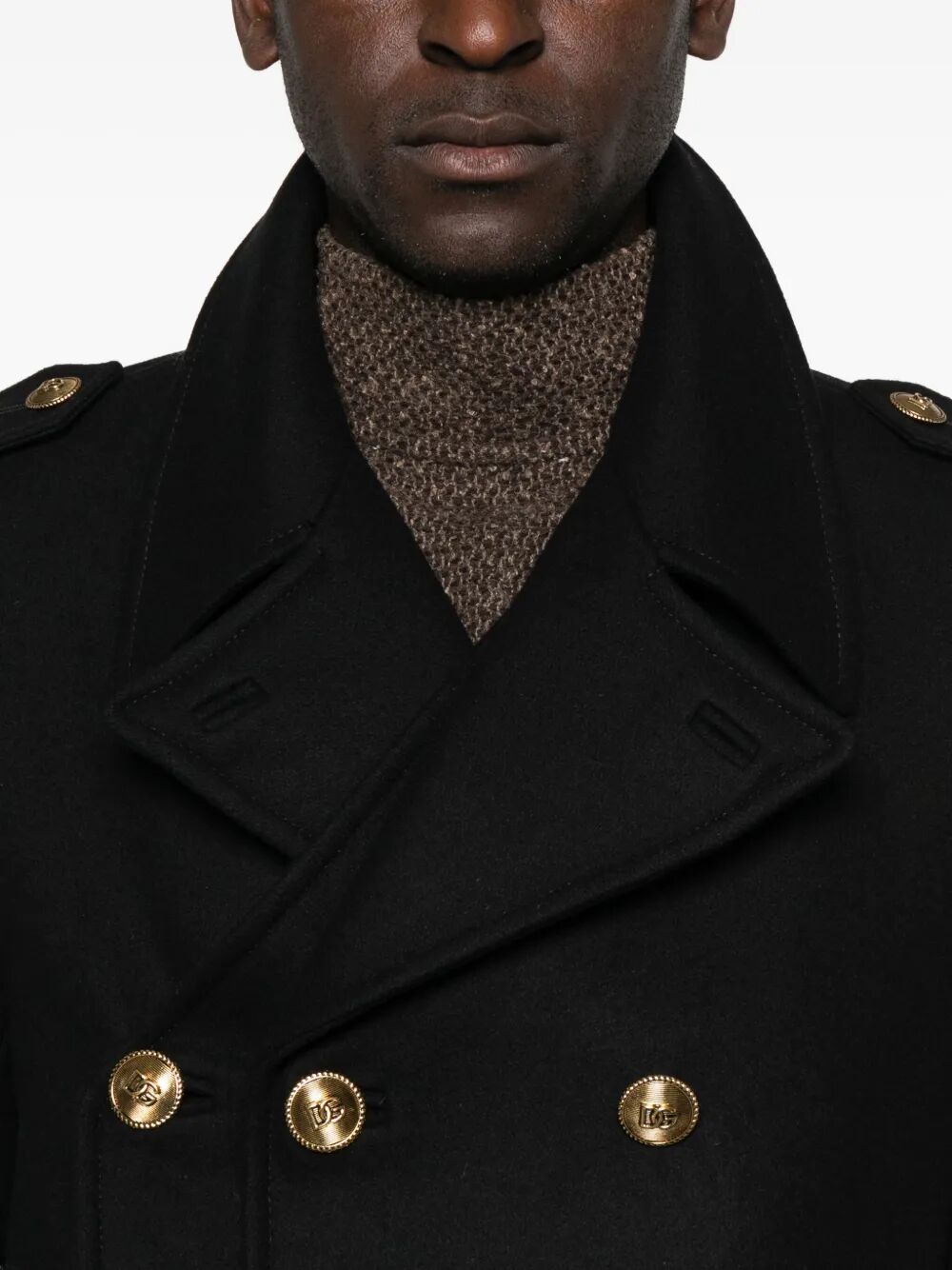 DOLCE & GABBANA Double-Breasted Peacoat