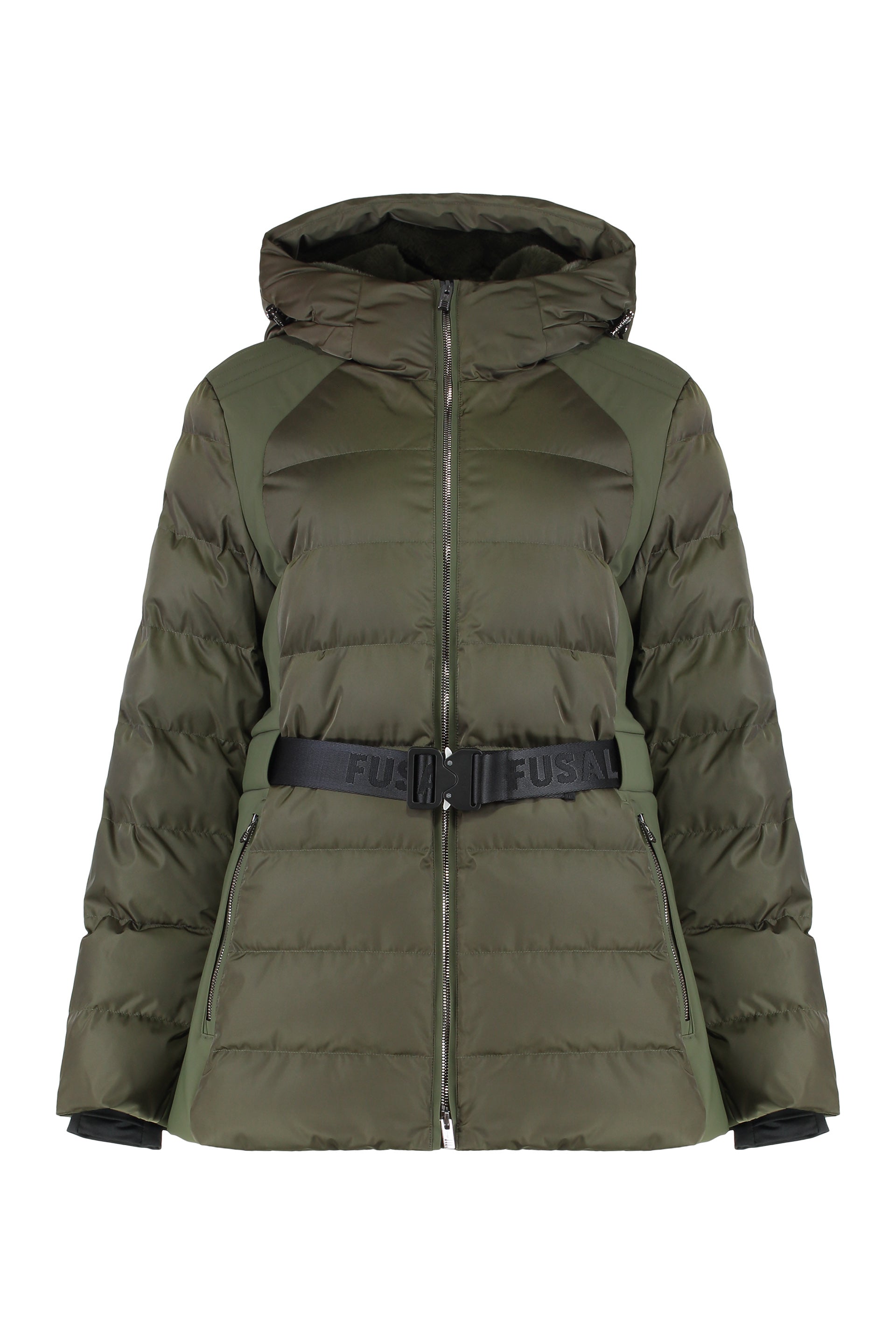 FUSALP Women's Padded Ski Jacket with Removable Belt