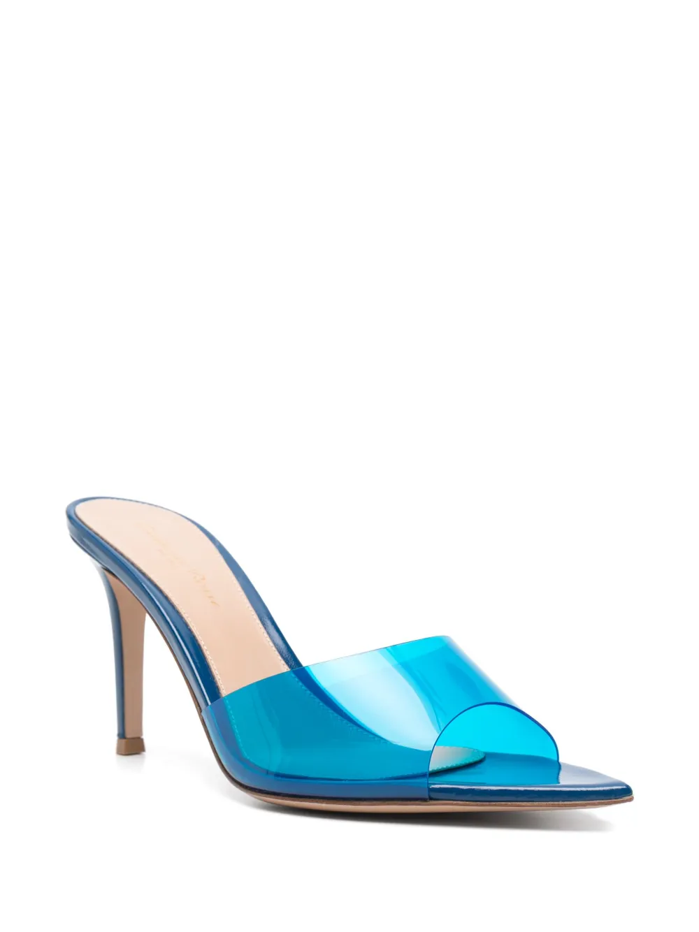 GIANVITO ROSSI Pointed Open-Toe Mini Flat with 85mm Stiletto Heel