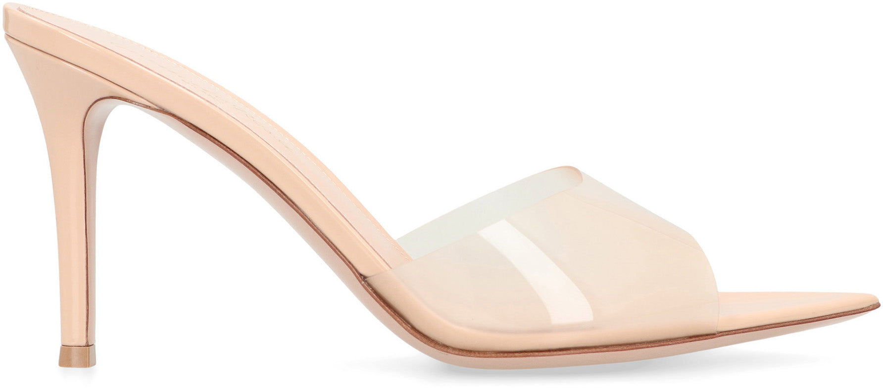 GIANVITO ROSSI Pointed Toe Open-Toe Flat Sandals