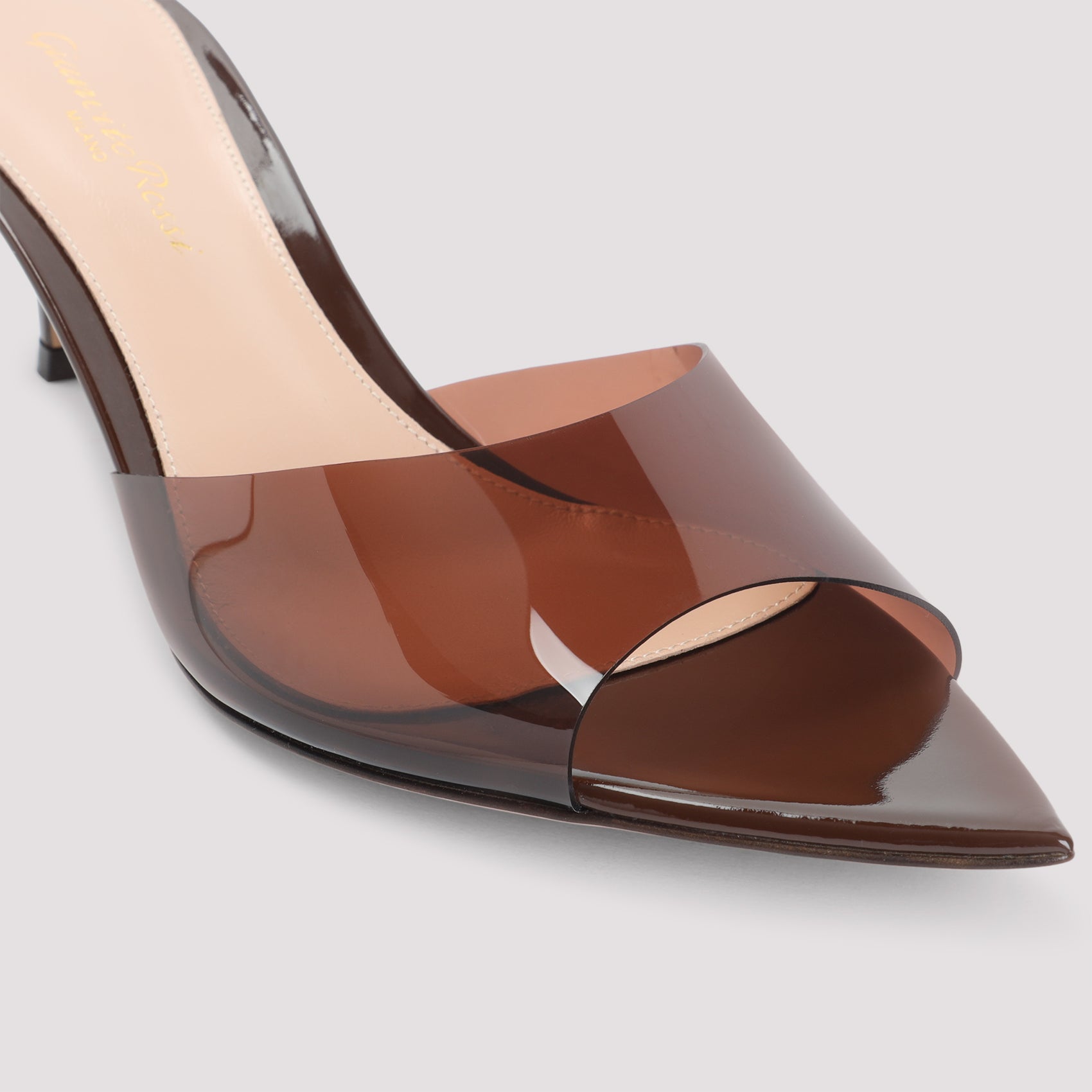 GIANVITO ROSSI Pointed Open-Toe Pump with Stiletto Heel