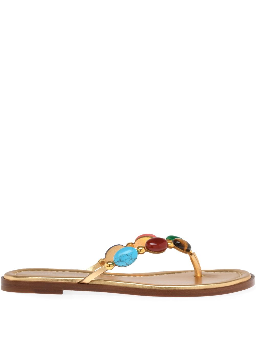 GIANVITO ROSSI Slip-On Bead-Embellished Sandals