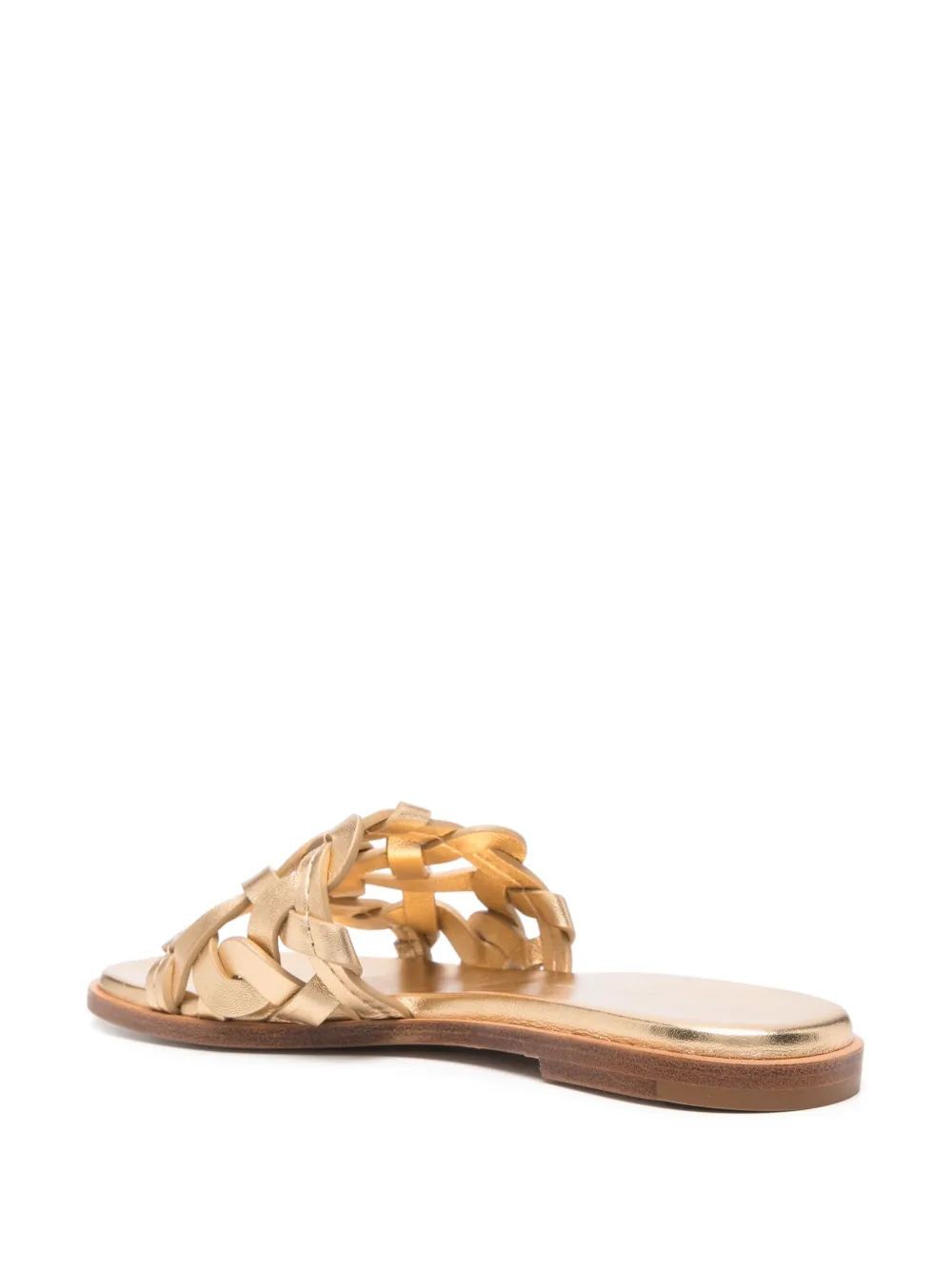 GIANVITO ROSSI Elegant Nappa Silk Washed Sandals for Women