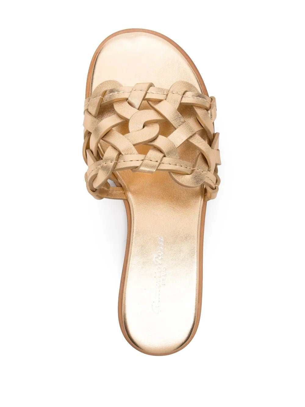 GIANVITO ROSSI Elegant Nappa Silk Washed Sandals for Women