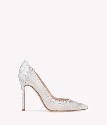 GIANVITO ROSSI Elegant Suede and Organza Pumps for Women