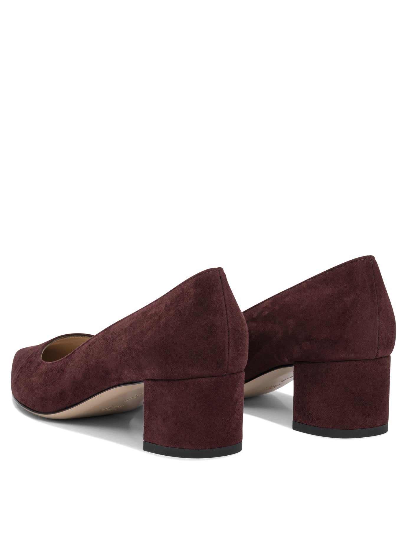 GIANVITO ROSSI Elevated Suede Heeled Pumps 45
