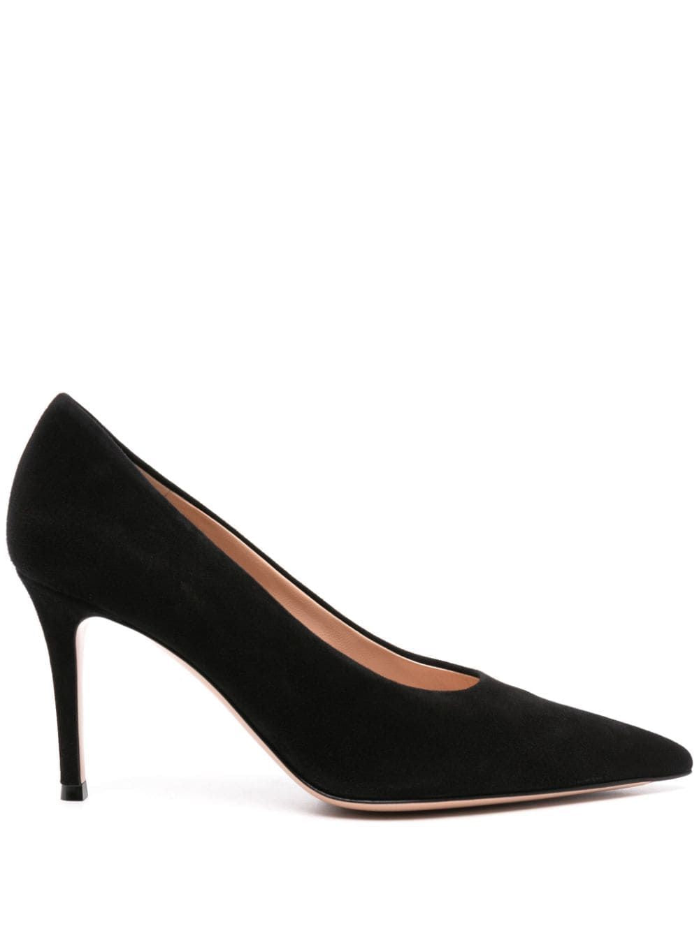 GIANVITO ROSSI Elevated Suede Pumps for Women