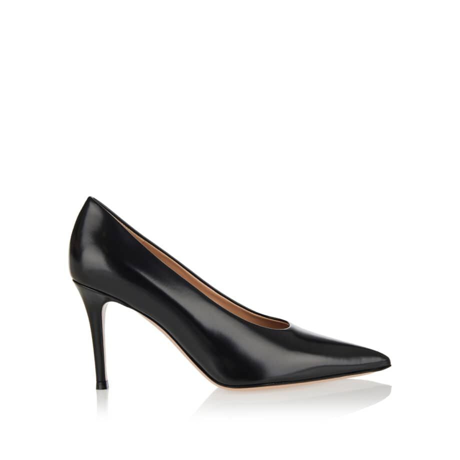 GIANVITO ROSSI Elegantly Crafted Pointed Toe Pumps with 85MM Heel
