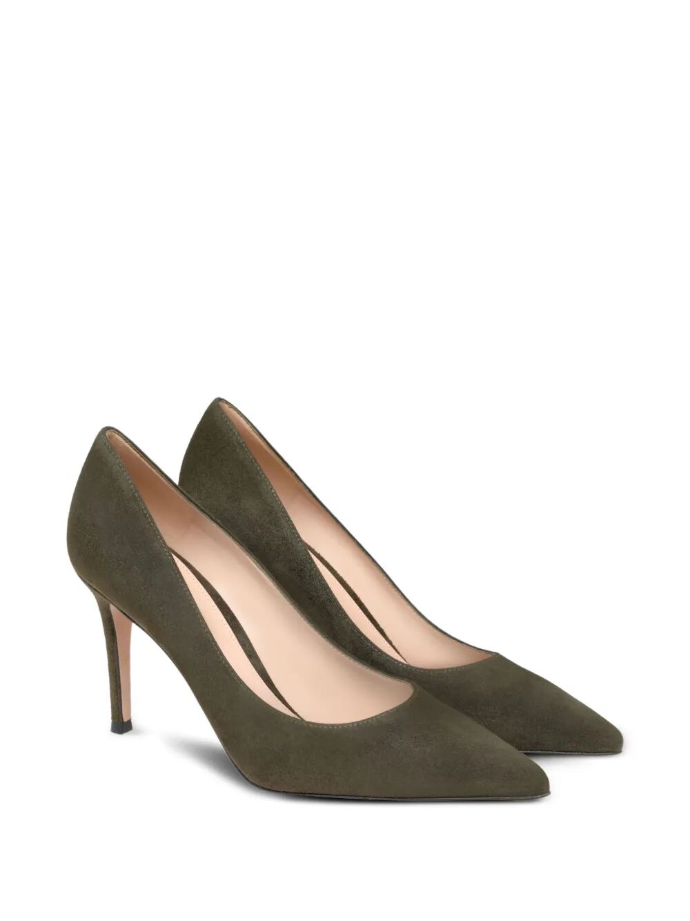 GIANVITO ROSSI 85 Suede Pumps