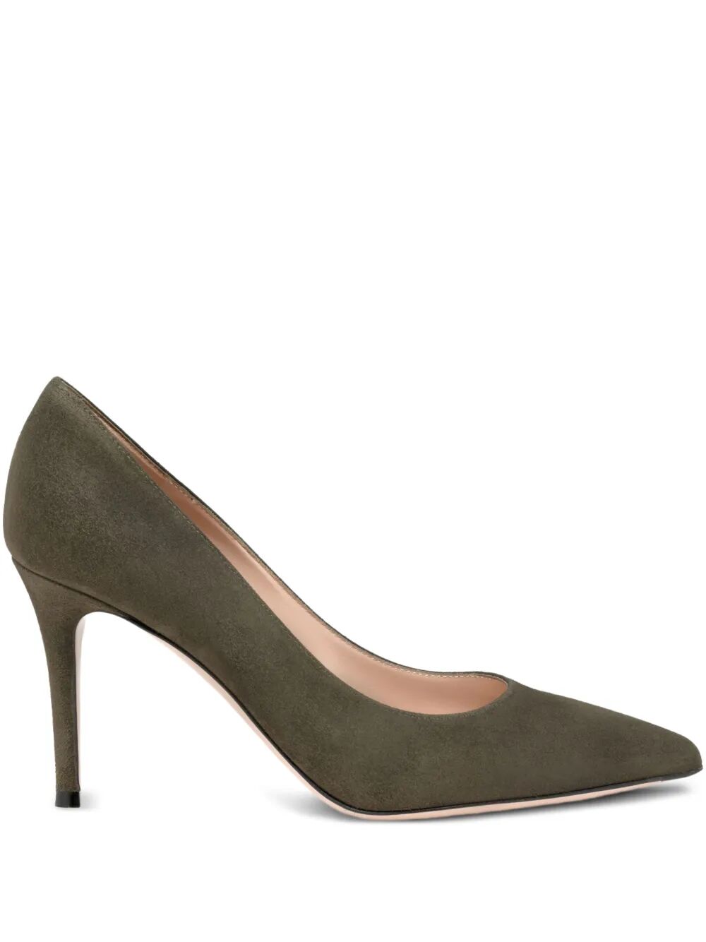 GIANVITO ROSSI 85 Suede Pumps