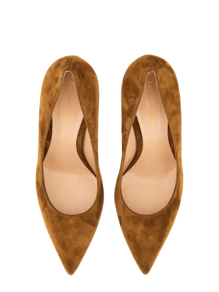 GIANVITO ROSSI 85mm Leather Pointed Toe Stiletto Pumps for Women